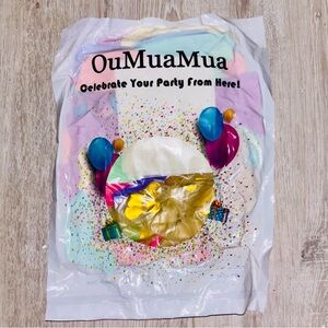 Pastel Balloon & Confetti Party Supplies - Multicolor